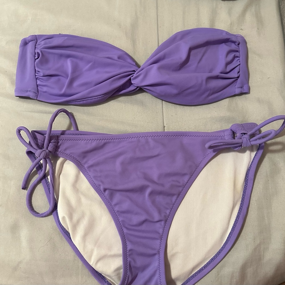 Purple bikini set